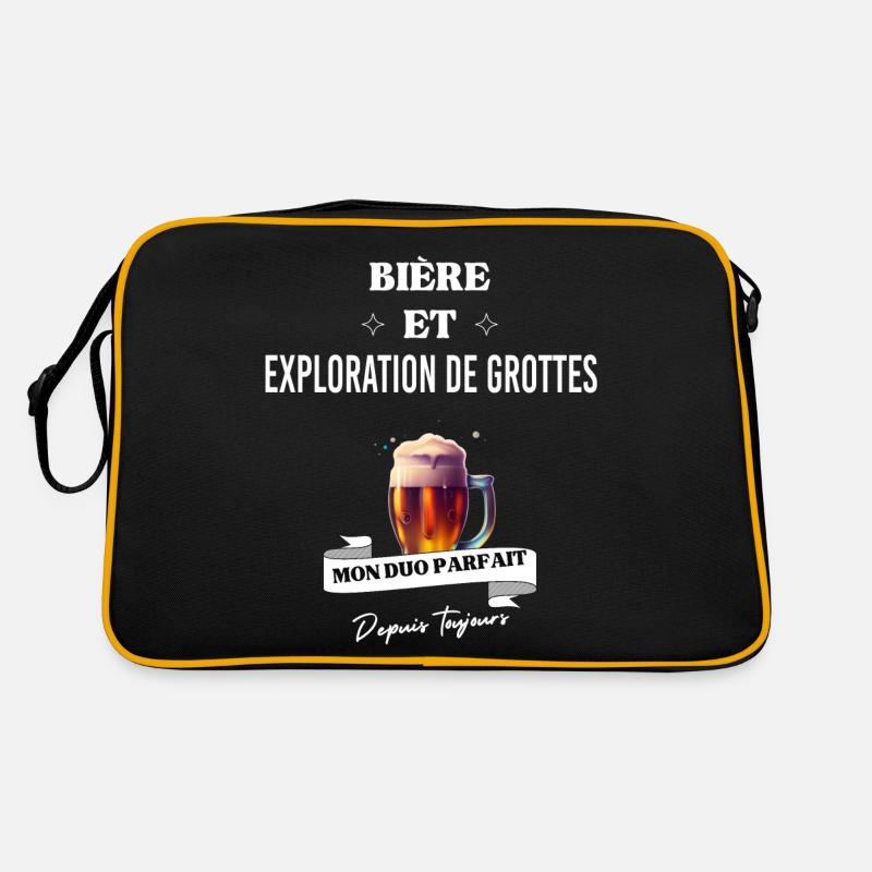 Bière Mon duo parfait et exploration de grottes Sac Retro