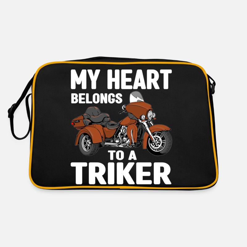 Triker - Retro Tasche - Schwarz/Gold