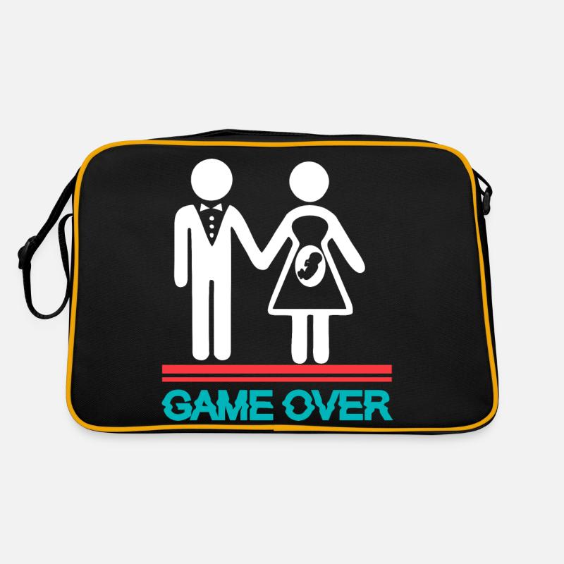Spielende Retro Tasche