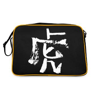 Tiger (Chinese) Zodiac INK - Retro Bag - black/gold - Back