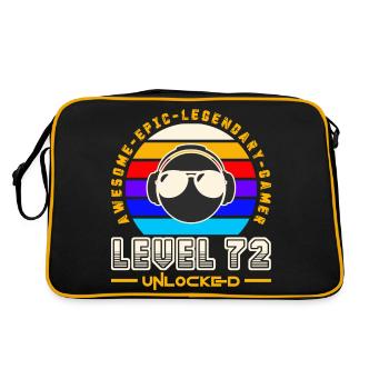 Level 72 - Retro Bag - black/gold - Back