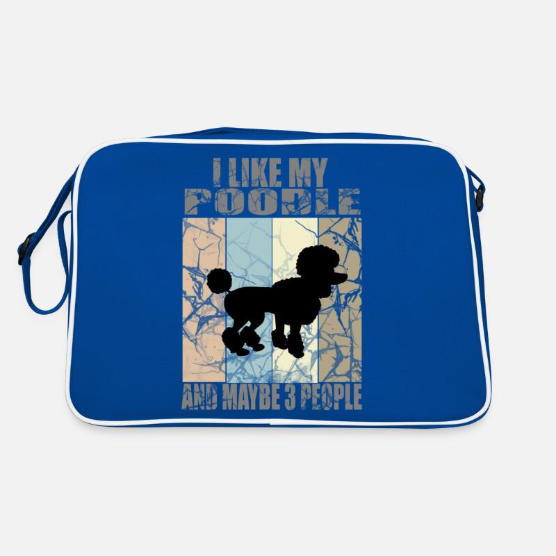 J’AIME MON CANICHE Sac Retro