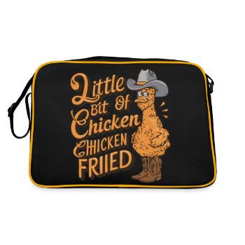 A Little Bit of Chicken Fried - Retro Bag - black/gold - Back