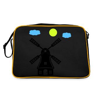 windmill - Retro Bag - black/gold - Back