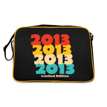 2013 : Edition Limitée - 11e anniversaire - Sac Retro - noir/or - Dos