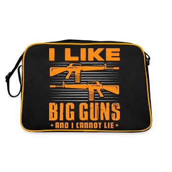 J’aime les gros canons et je ne peux pas mentir Design - Sac Retro - noir/or - Dos