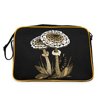 Fungi - Retro Bag - black/gold - Back