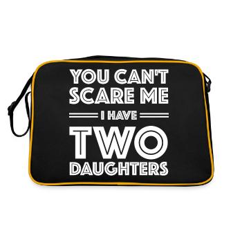 Tu ne peux pas me faire peur | Fille - Sac Retro - noir/or - Dos