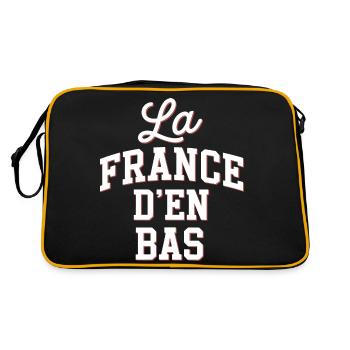 La France d'en bas - Sac Retro - noir/or - Dos