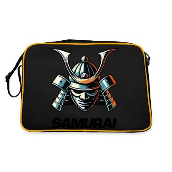 Samurai Mask - Retro Bag - black/gold - Back