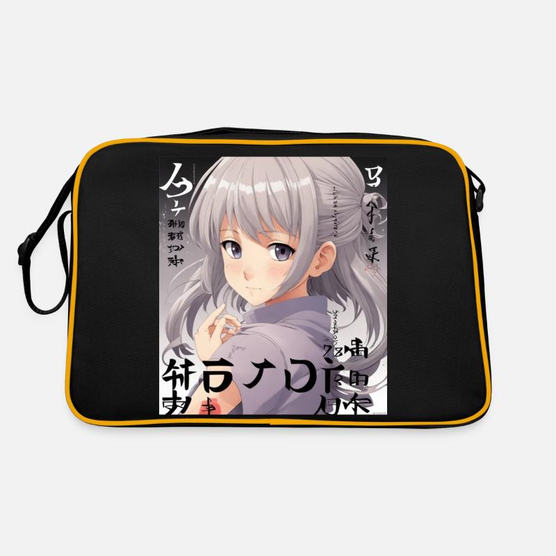 Anime - Retro Bag - black/gold