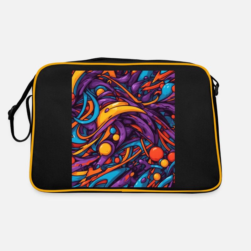 Abstract color composition Retro Bag
