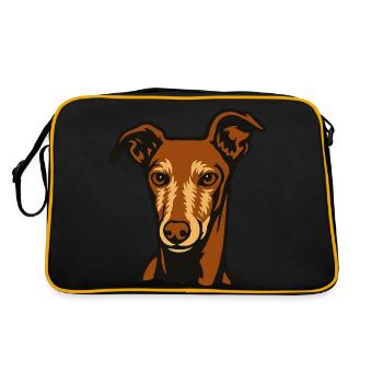 Galgo - Portrait - 20250602 - Retro Bag - black/gold - Back
