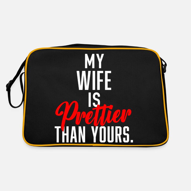 My Wife is Prettier Than Yours Retro Tasche