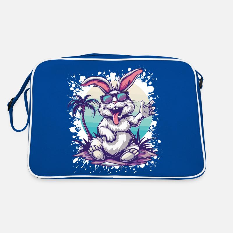 Rabbit Island Palm Tree Retro Bag