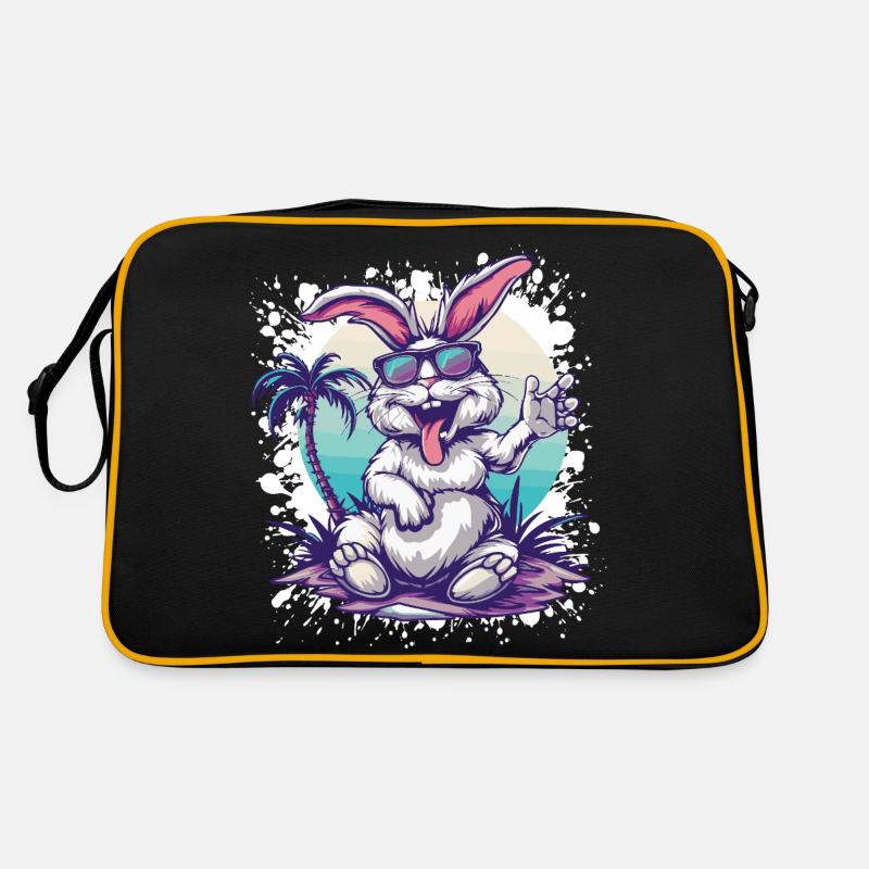 Rabbit Island Palm Tree Retro Bag