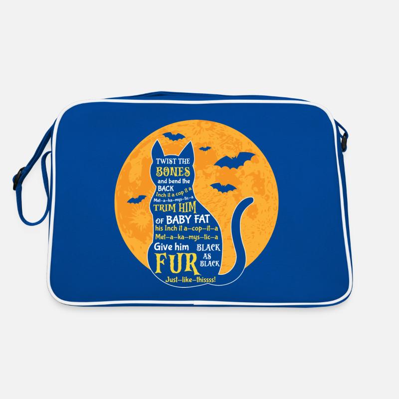 Halloween Cat Witch Retro Bag