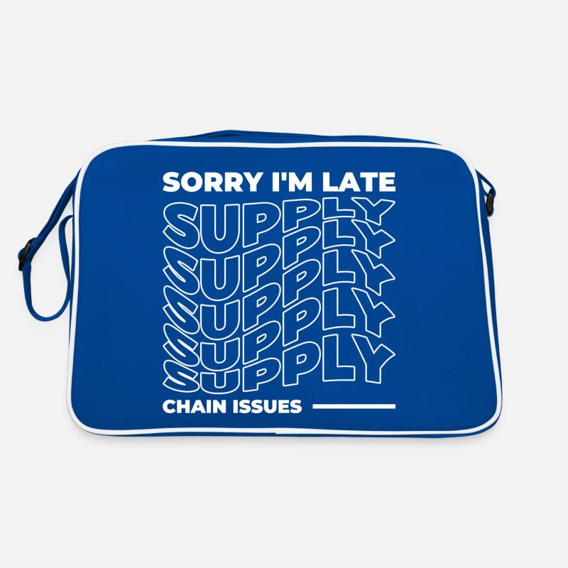 Sorry I'm Late. Supply Chain Issues Retro Tasche