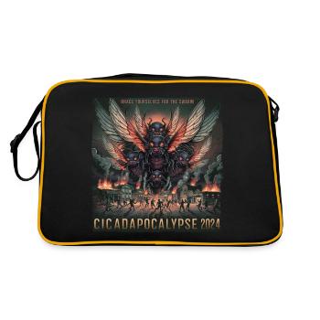 Film Horreur Cigales 2024 - Sac Retro - noir/or - Dos
