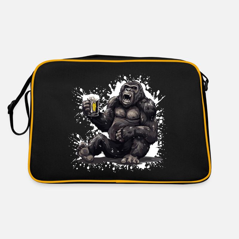 Gorilla Beer Funny Retro Bag