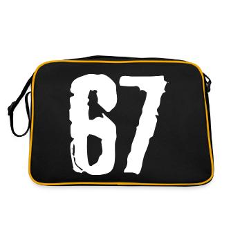 67 Number jersey - Retro Bag - black/gold - Back