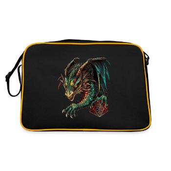 Dragon Die V2 - Retro Bag - black/gold - Back