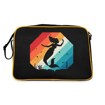 sirène - Sac Retro - noir/or - Dos