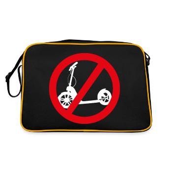 No anti-scootering allowed - Retro Bag - black/gold - Back