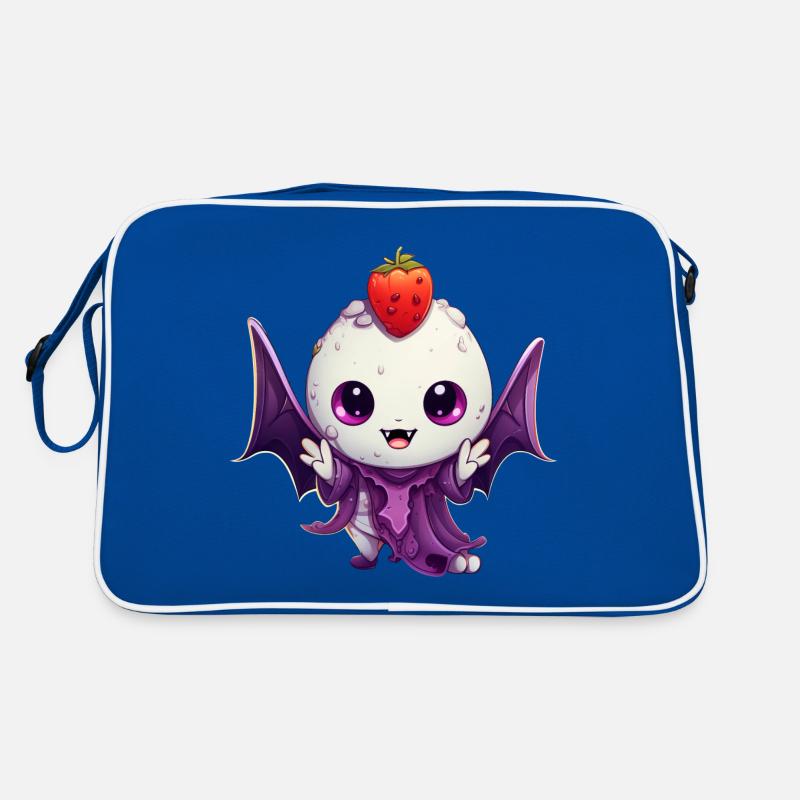 Kawaii Vampir-Marshmallow trifft Erdbeere Retro Tasche