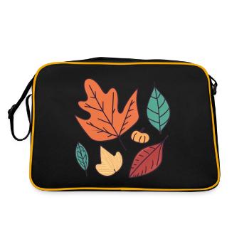 Embrassez la Beauté de l'Automne - Sac Retro - noir/or - Dos