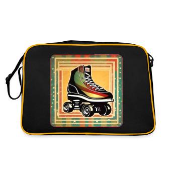 Cool Disco Roller Skate Style Rétro - Sac Retro - noir/or - Dos