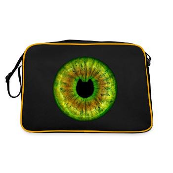 you are purrfect in my eyes - Retro Bag - black/gold - Back