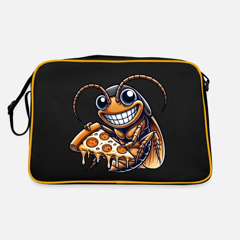 cockroach pizza pizza lover fast food cool Retro Bag