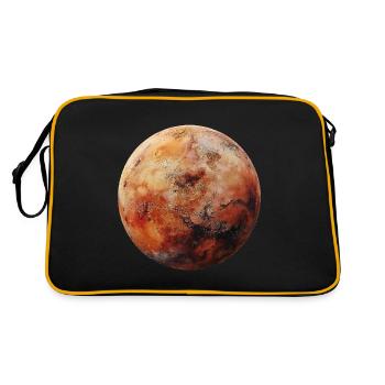 Mars - Retro Tasche - Schwarz/Gold - Hinten