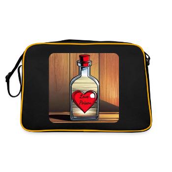 Elixir of Love - Retro Bag - black/gold - Back