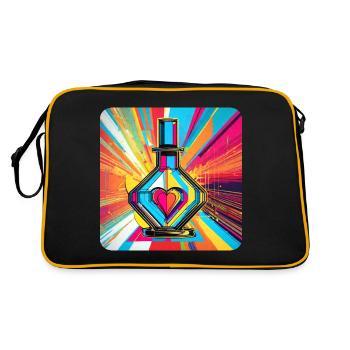 Elixir of Love - Retro Bag - black/gold - Back