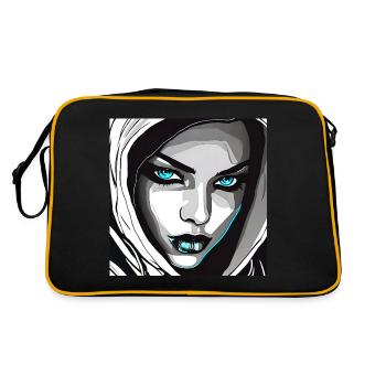 Fille Fantastique Cool - Sac Retro - noir/or - Dos