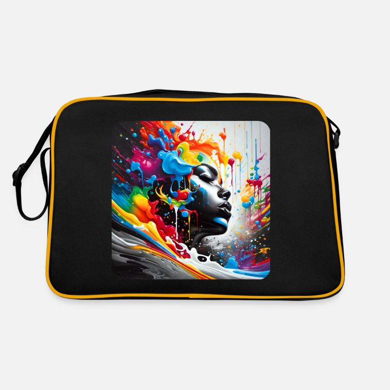 Femme dans le style graffiti Sac Retro