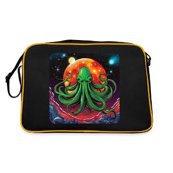 Monstre immortel de Cthulhu dans l’espace - Sac Retro - noir/or - Dos