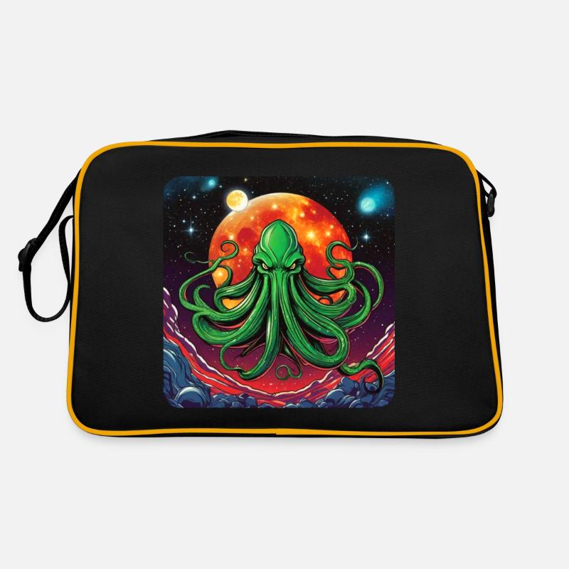 Monstre immortel de Cthulhu dans l’espace Sac Retro