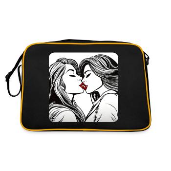 Filles douces - Sac Retro - noir/or - Dos