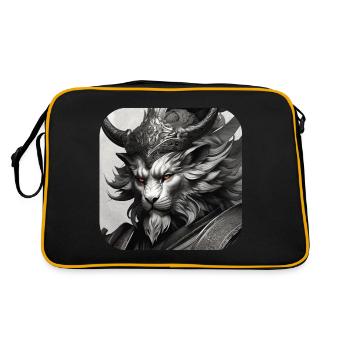 Démon Lion - Sac Retro - noir/or - Dos