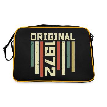 1972 Retro Gift 1972 52 Year Anniversary Gift - Retro Bag - black/gold - Back