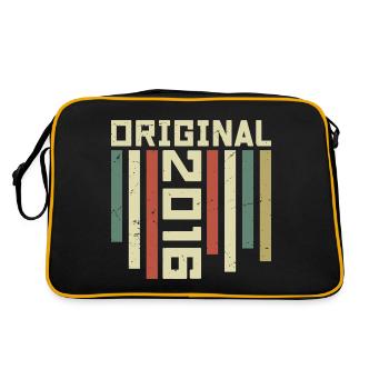 2016 Cadeau Rétro 2016 Cadeau Anniversaire 8 ans - Sac Retro - noir/or - Dos