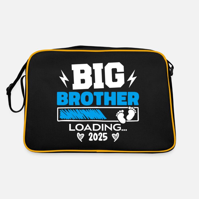 Big Brother Loading 2025 wird zu Big Brother - Retro Tasche - Schwarz/Gold