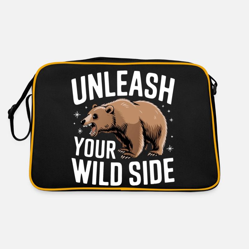 Bear Grizzly Bear Brown Bear Bear Retro Bag