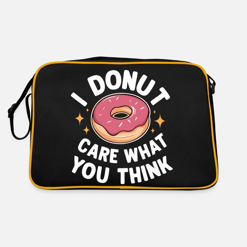 Donut Donuts Candy Bagel Retro Bag