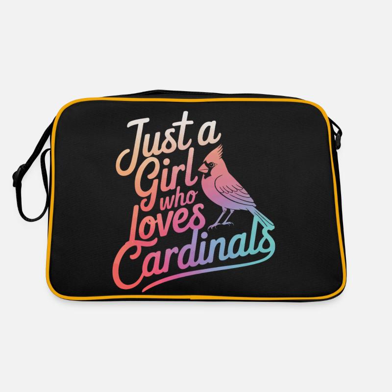 Kardinal Rotkardinal Vogel Roter Kardinal Retro Tasche