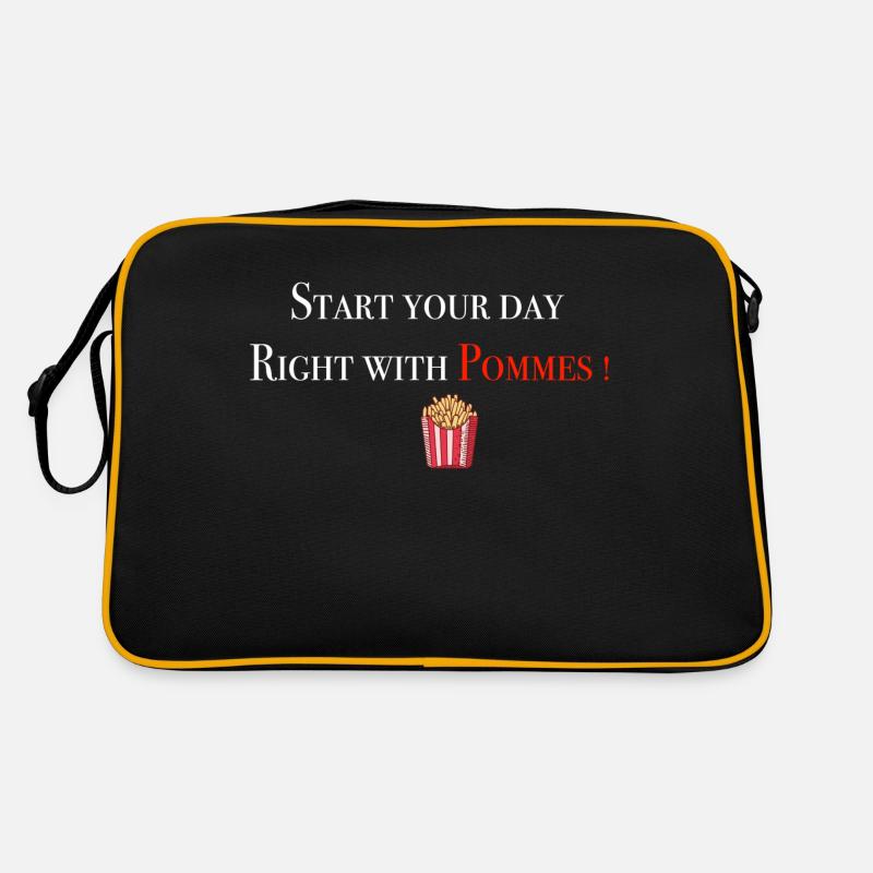 Start with Pommes 2 Retro Tasche