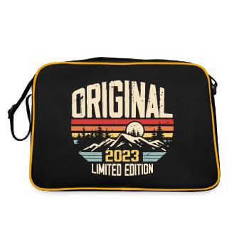 Nostalgic 2023 Birthday Gift 2023 - Retro Bag - black/gold - Back